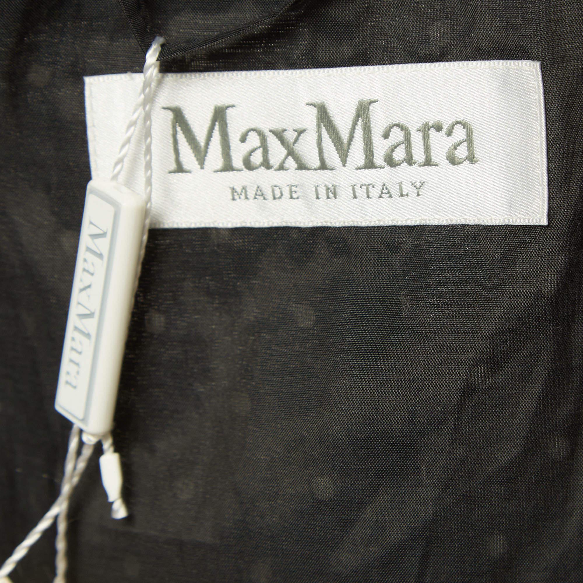 Max Mara Blazer noir à pois M-One en vente 1