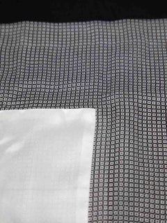 Max Mara Black Square Pattern Scarf