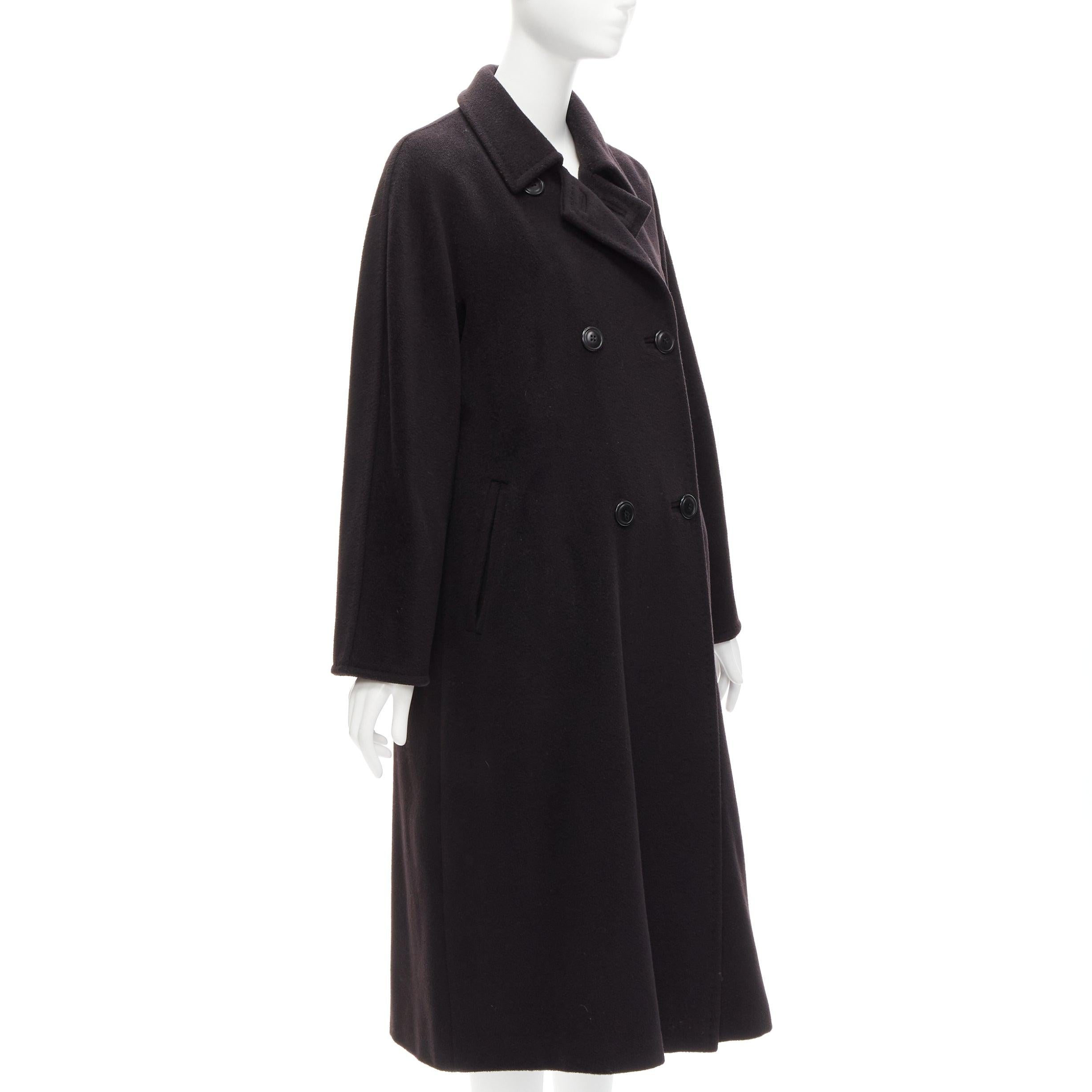 MAX MARA black virgin wool cashmere double breasted coat IT36 XXS
Reference: TGAS/D00948
Brand: Max Mara
Material: Virgin Wool, Cashmere
Color: Black
Pattern: Solid
Closure: Button
Lining: Black Fully Lined
Extra Details: Single vent back.
Made in: