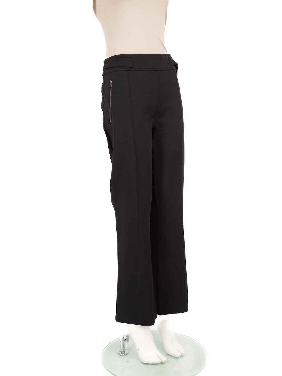 CONDITION is Very good. Minimal wear to the trousers is evident. Minimal wear to the left buckle is seen with a missing button on the waistline on this used Max Mara designer resale item. The composition label and size label is missing on this