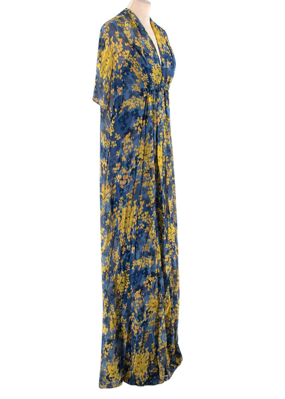 silk chiffon maxi dress