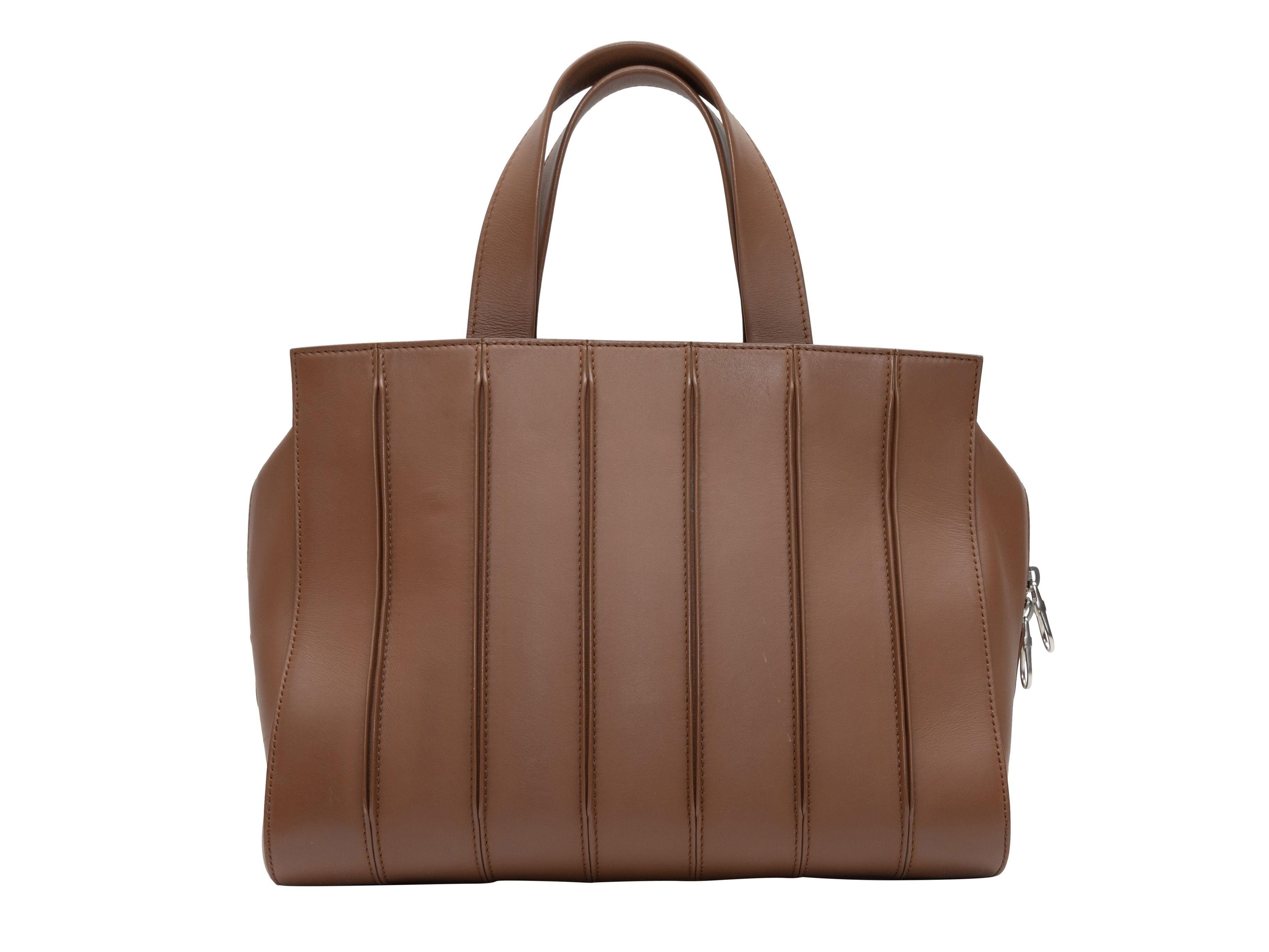 Max Mara Brown Leather Shoulder Bag 2