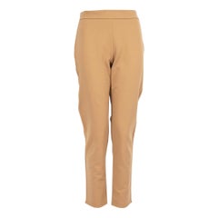 Max Mara Pantalones marrones Slim Fit High Rise Talla L