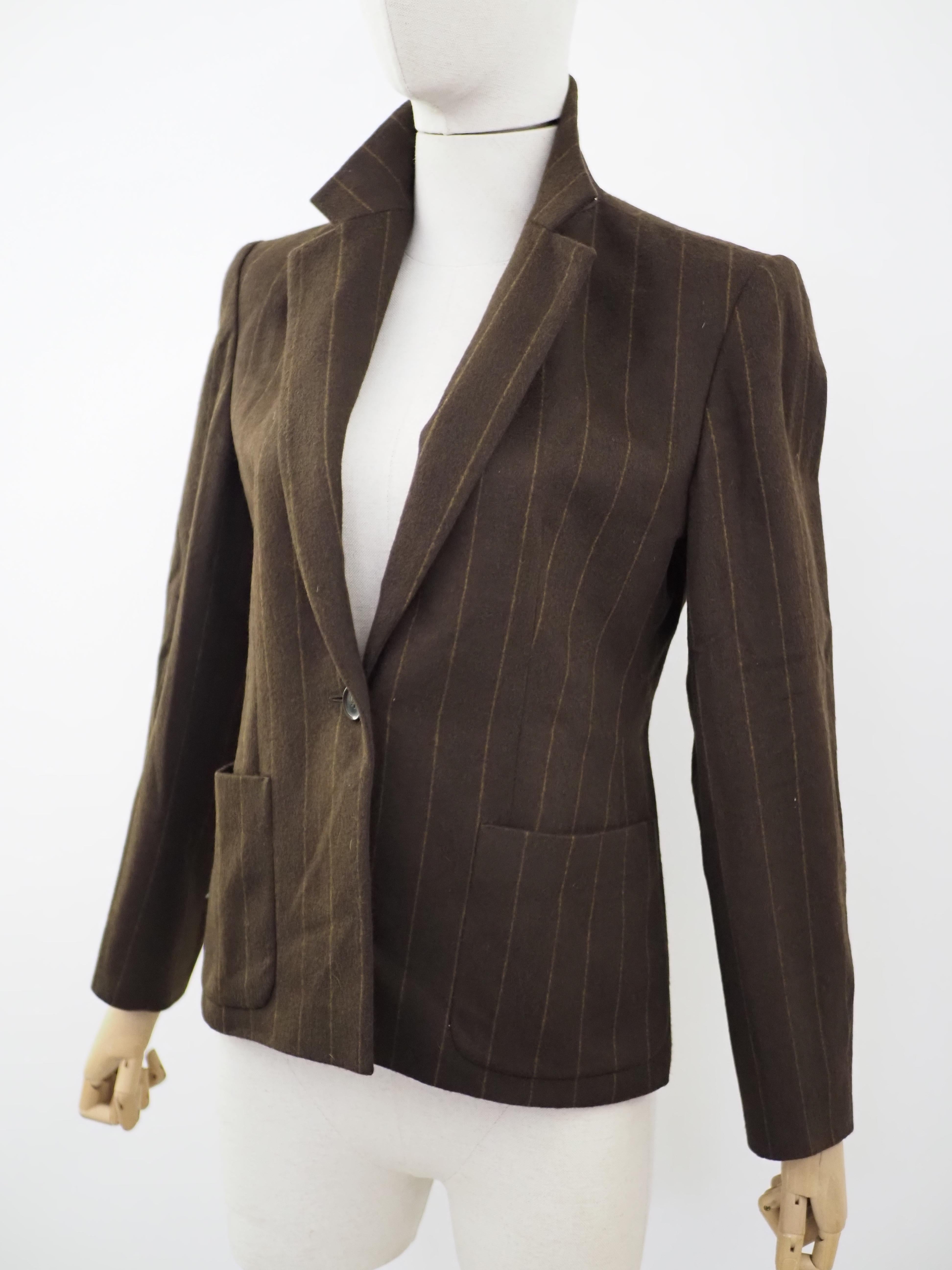 Max Mara brown wool jacket
size 42