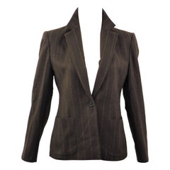 Chaqueta de lana marrón Max Mara