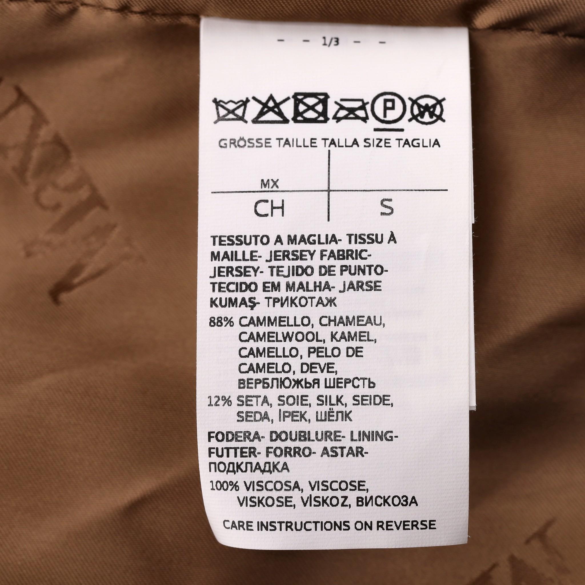 Max Mara Camel Wool  & Silk Teddy Coat 2