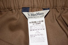 Max Mara Caramel Colour Easy Living Wool  Trousers / Pants
