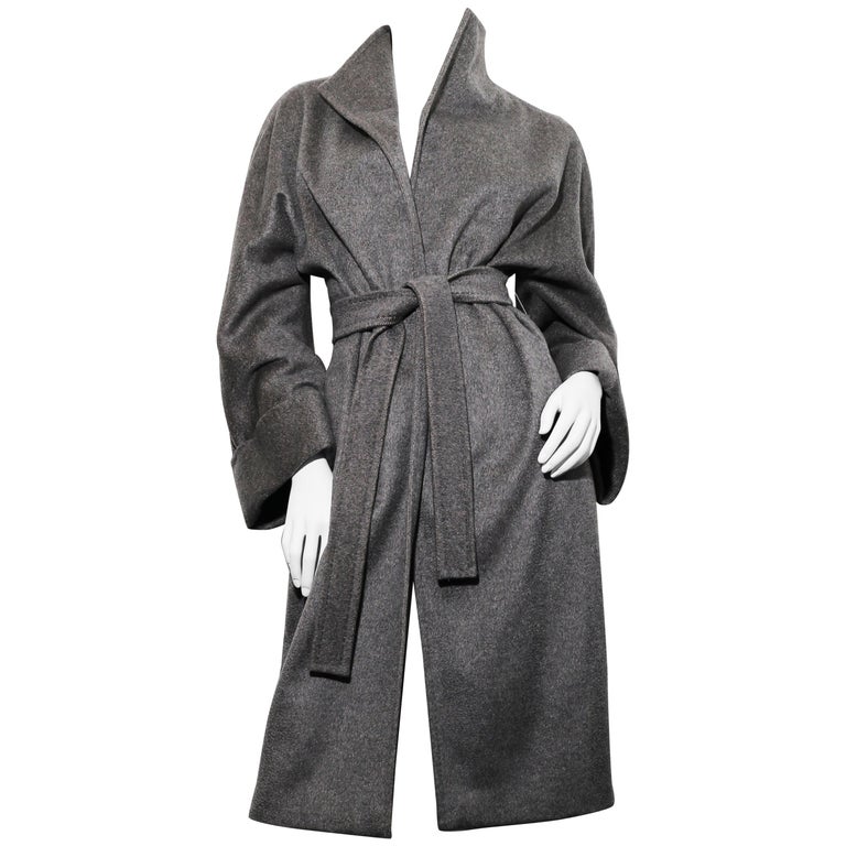 Max Mara Cashmere grey belted coat at 1stDibs | max mara grey coat, maxmara  belted coat, max mara coat grey