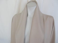 Max Mara Creme Classic Open Front Coat US 8