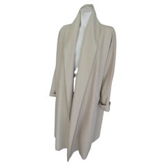 Max Mara Creme Classic Open Front Coat US 8
