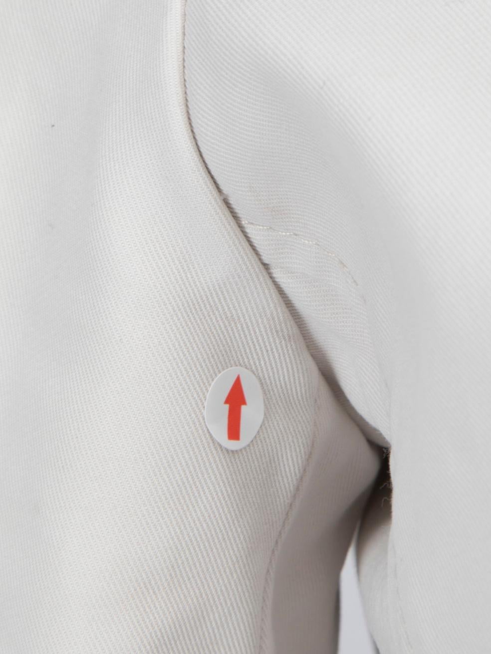 Max Mara - Imperméable à capuche avec ceinture écrue - Taille M en vente 1