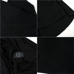 Max Mara Eufemia Robe noire TAILLE L
