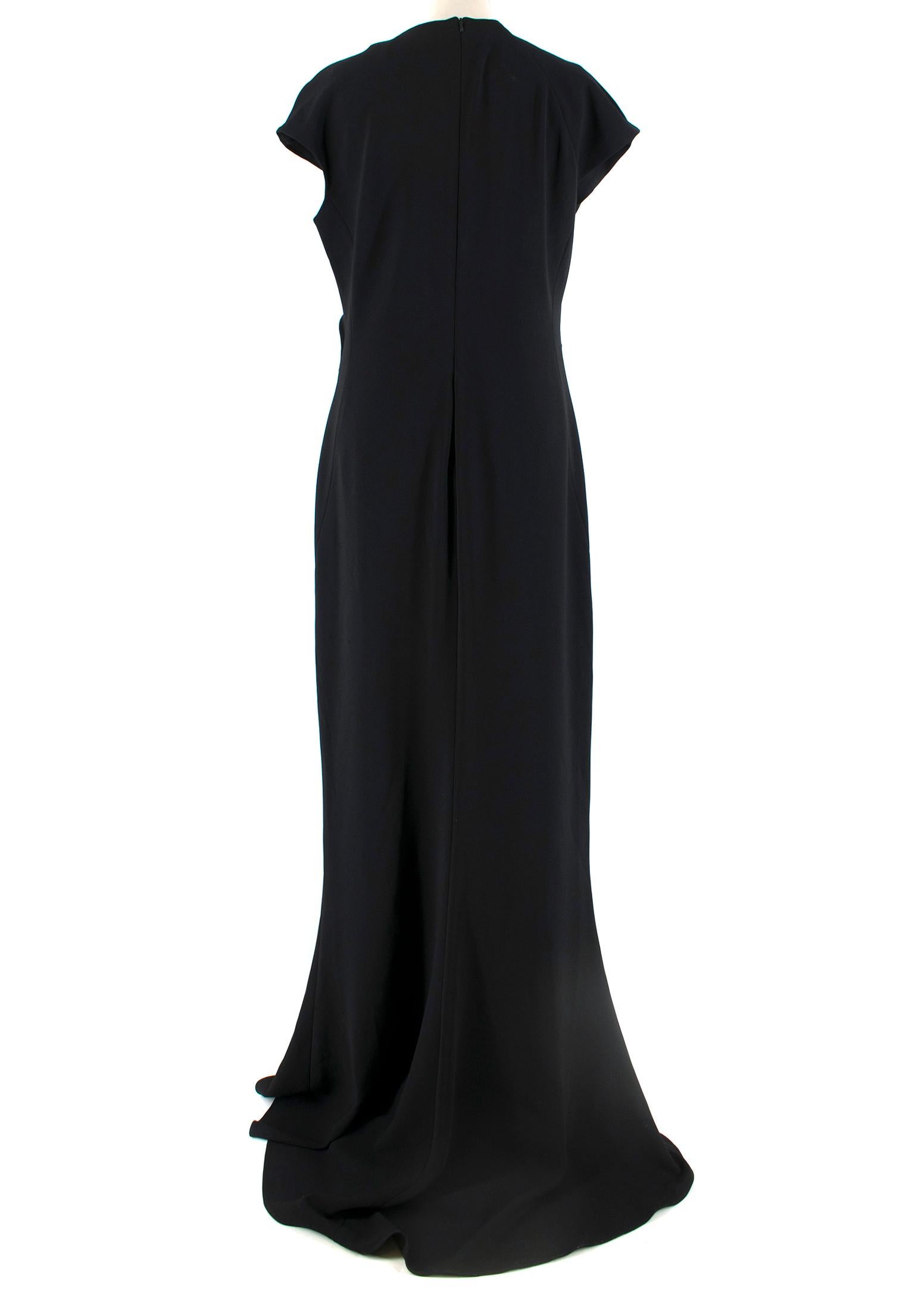 Max Mara Eufemia Black Gown SIZE L 2