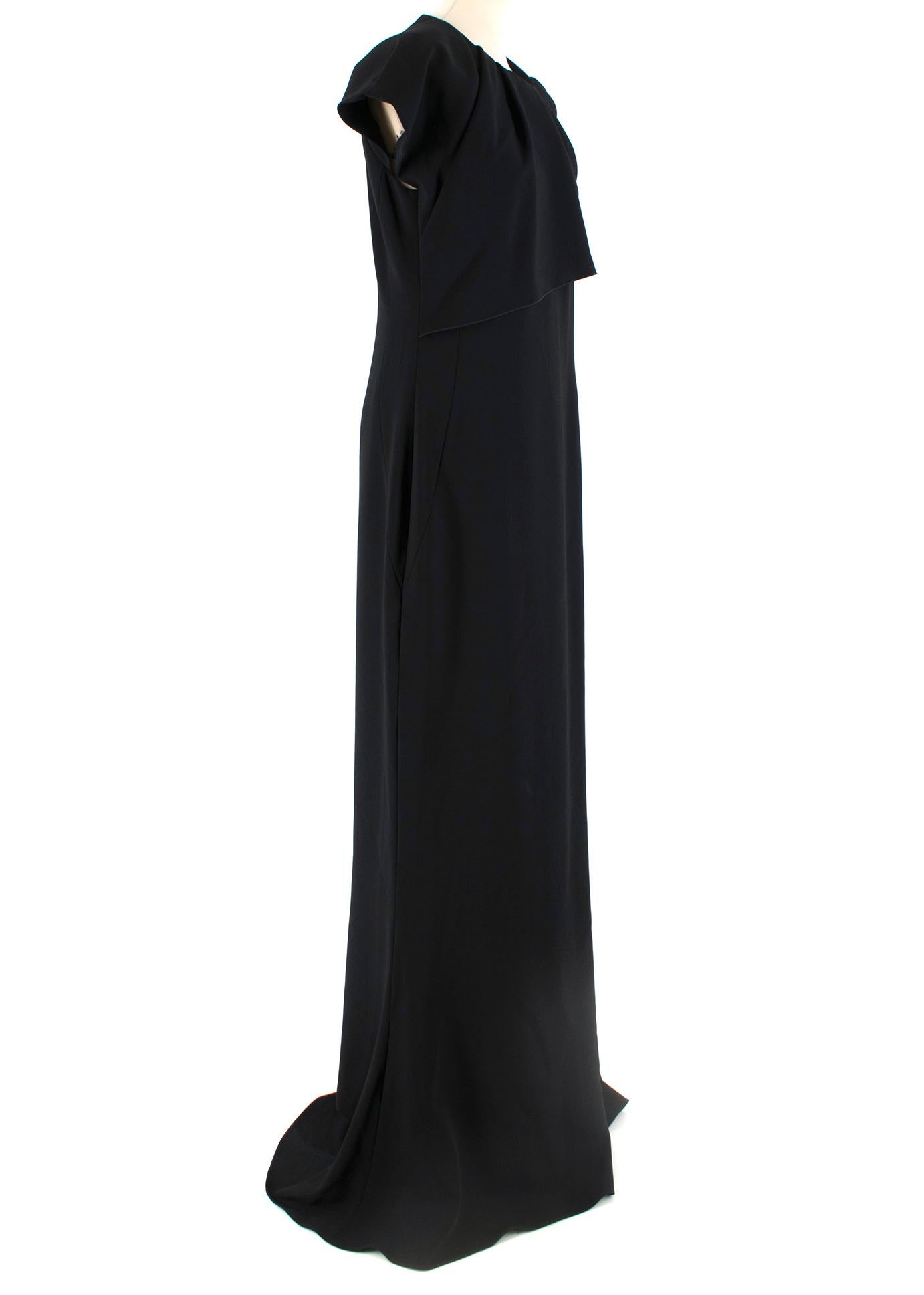 Max Mara Eufemia Black Gown SIZE L 3