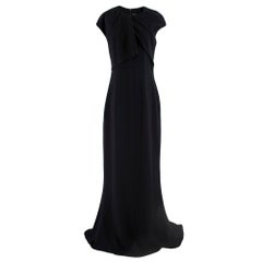 Used Max Mara Eufemia Black Gown SIZE L