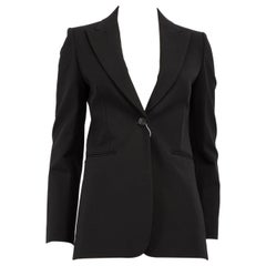 Max Mara FW23 Black Circeo Single Breasted Blazer Size XS