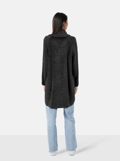 Max Mara Grey Alpaca Wool Coat Size L