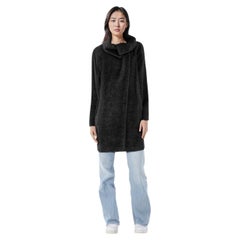 Max Mara Grey Alpaca Wool Coat Size L