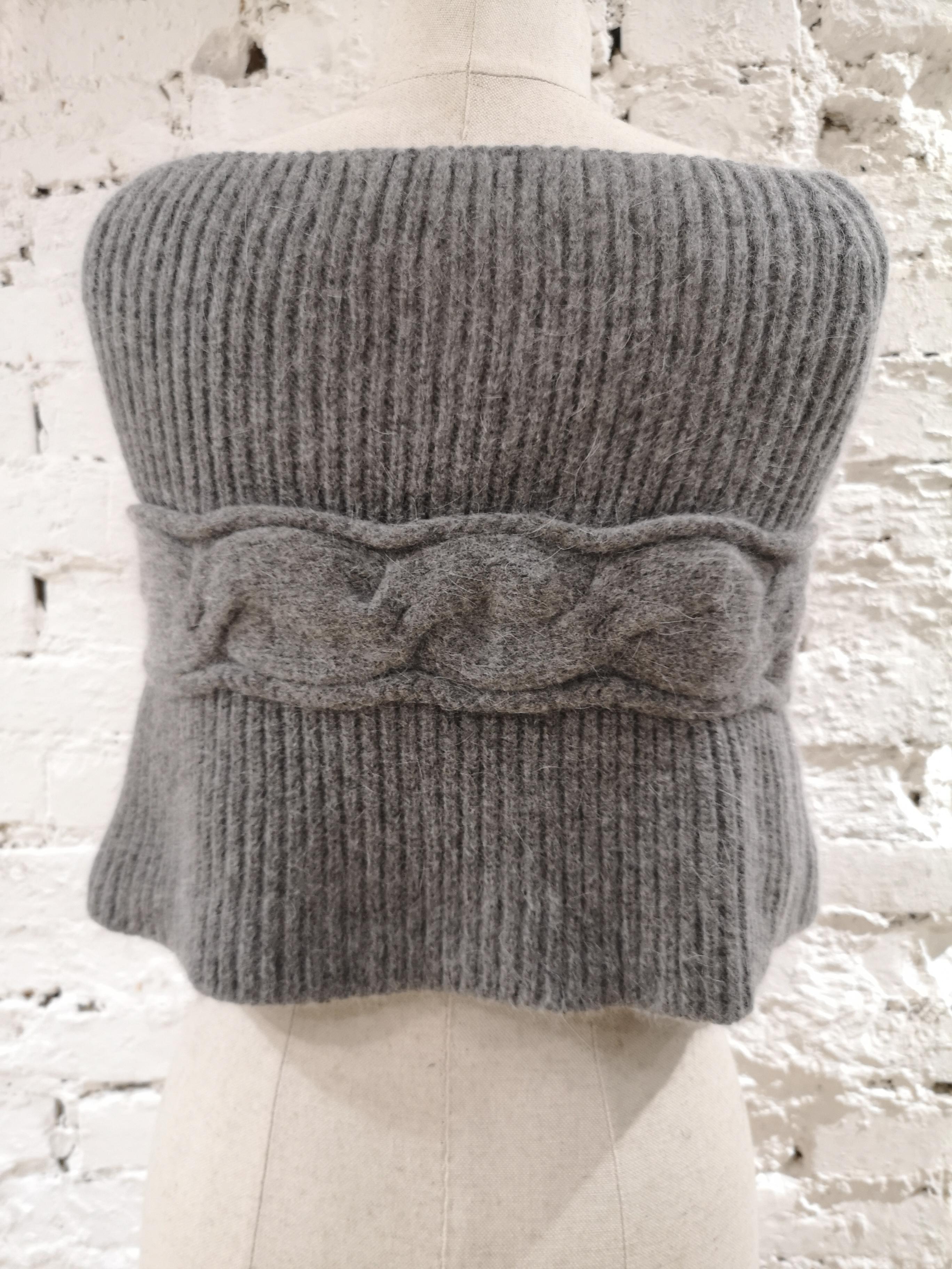 Max Mara capa gris cachemira en venta 3