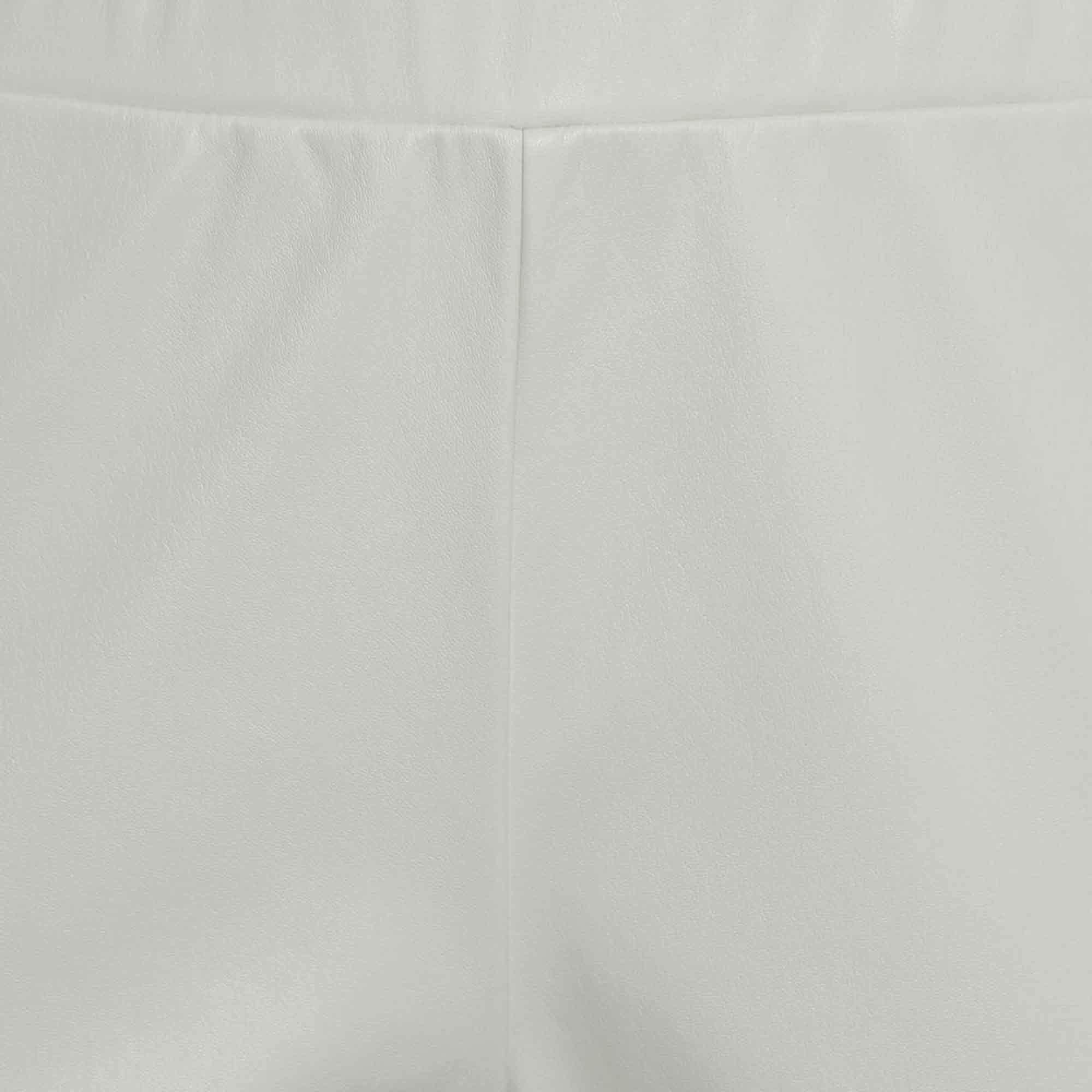 Gris Max Mara - Pantalon skinny en faux cuir gris M en vente