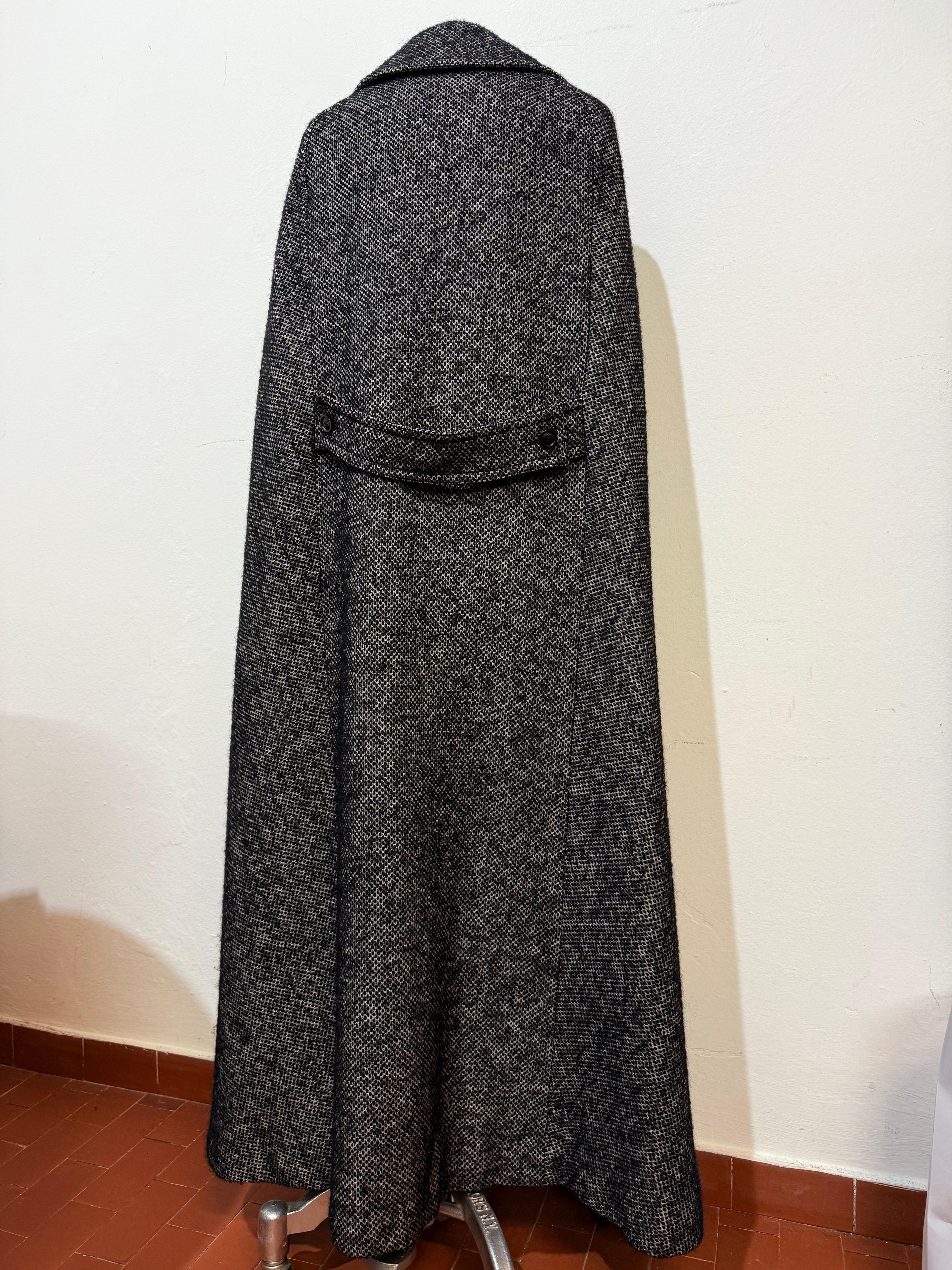 Max Mara Grau Wolle Cape/ Mantel Größe S/M 1