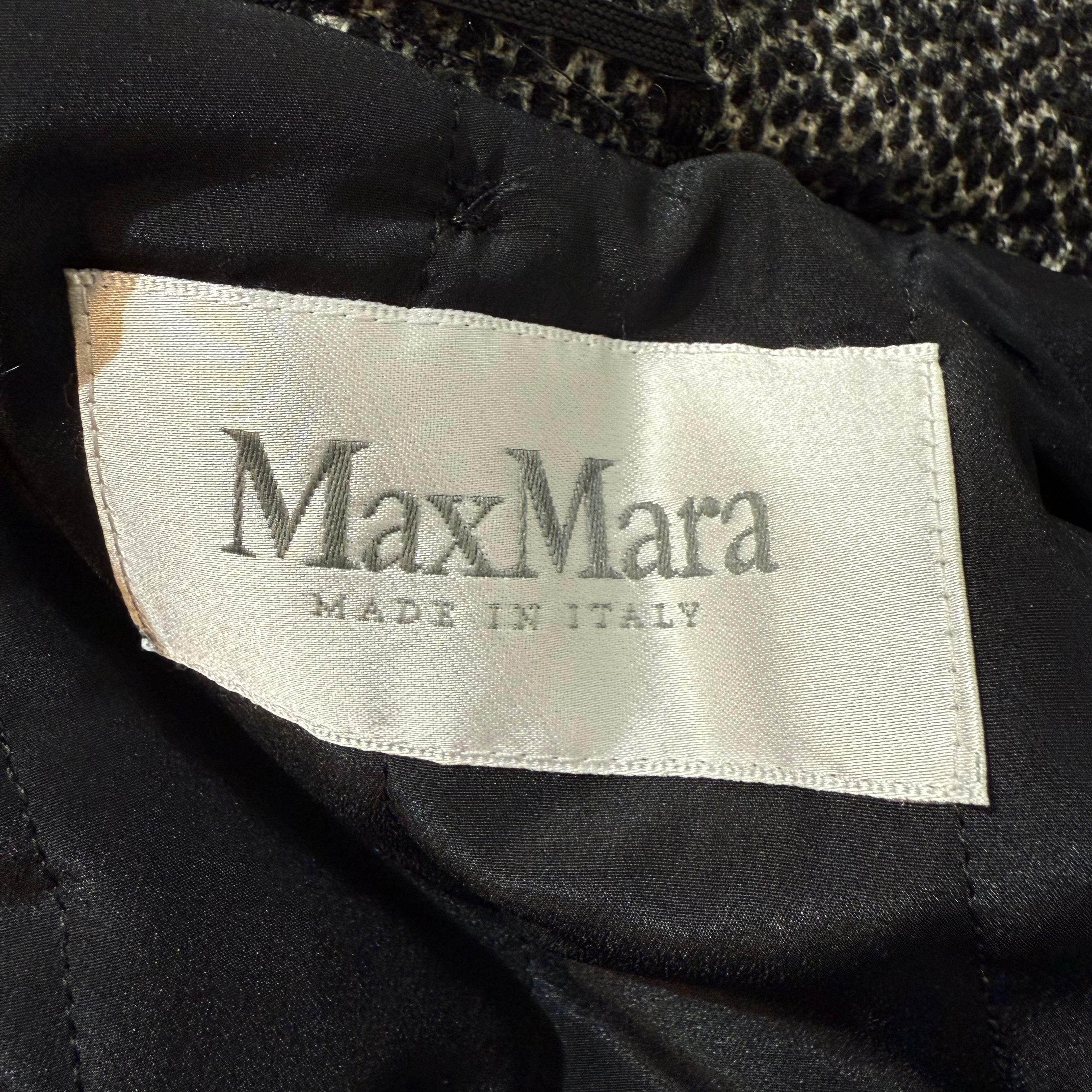 Max Mara Grau Wolle Cape/ Mantel Größe S/M 3