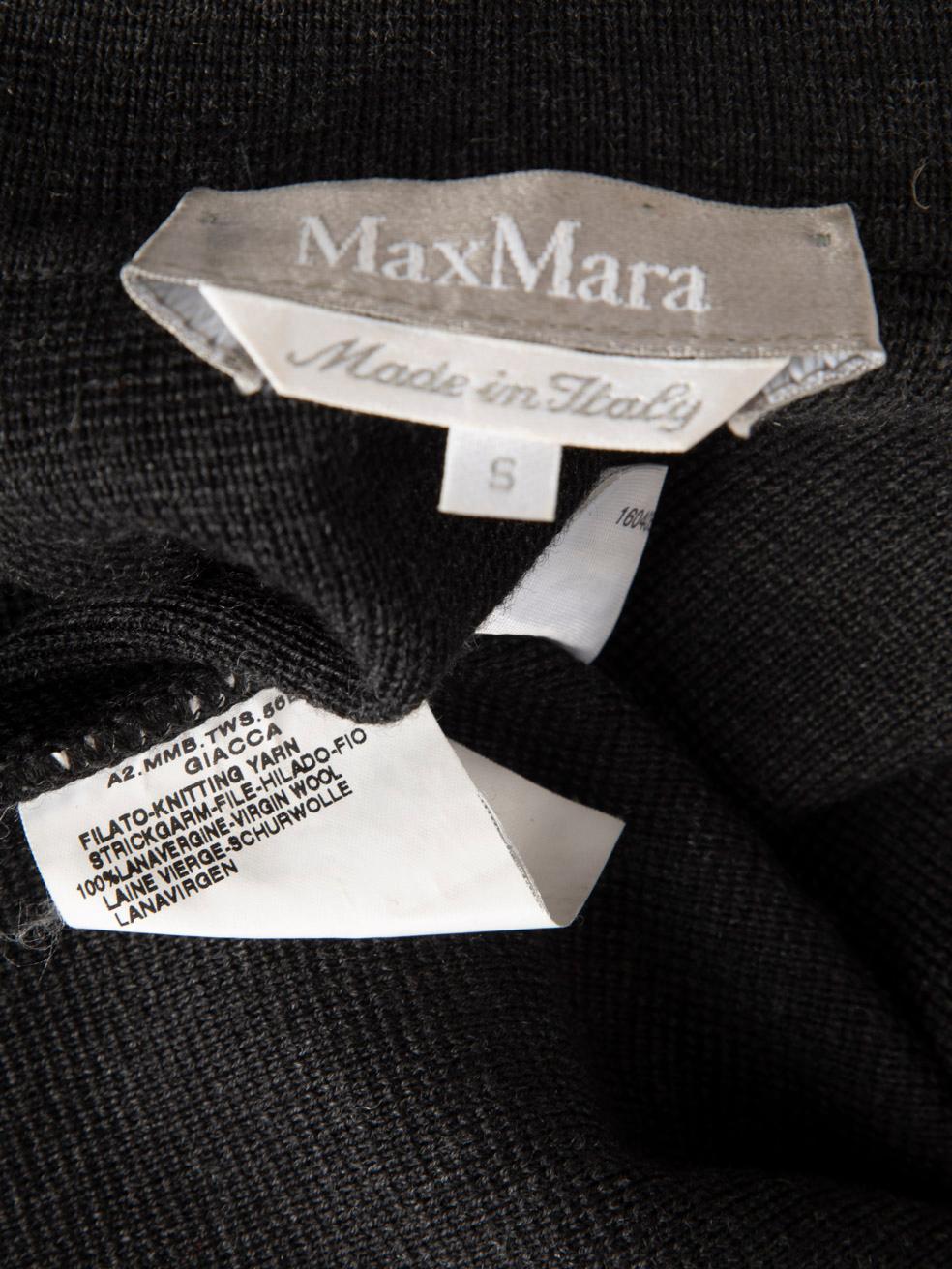 Max Mara - Cardigan gris à nouer à la taille - Taille S en vente 3