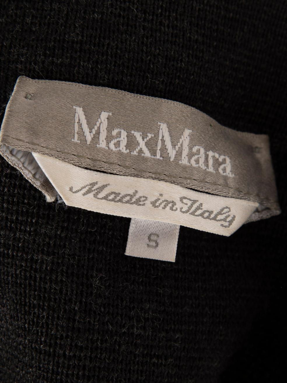 Max Mara - Cardigan gris à nouer à la taille - Taille S en vente 4