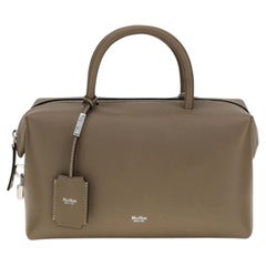 Max Mara Holdall Top Handle Bag — Beige