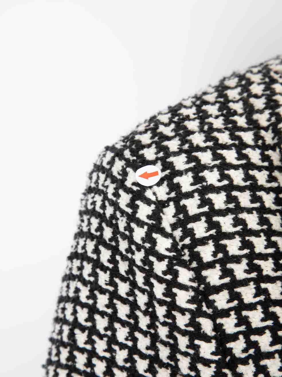 Donna Max Mara Coates con motivo pied-de-poule taglia S in vendita