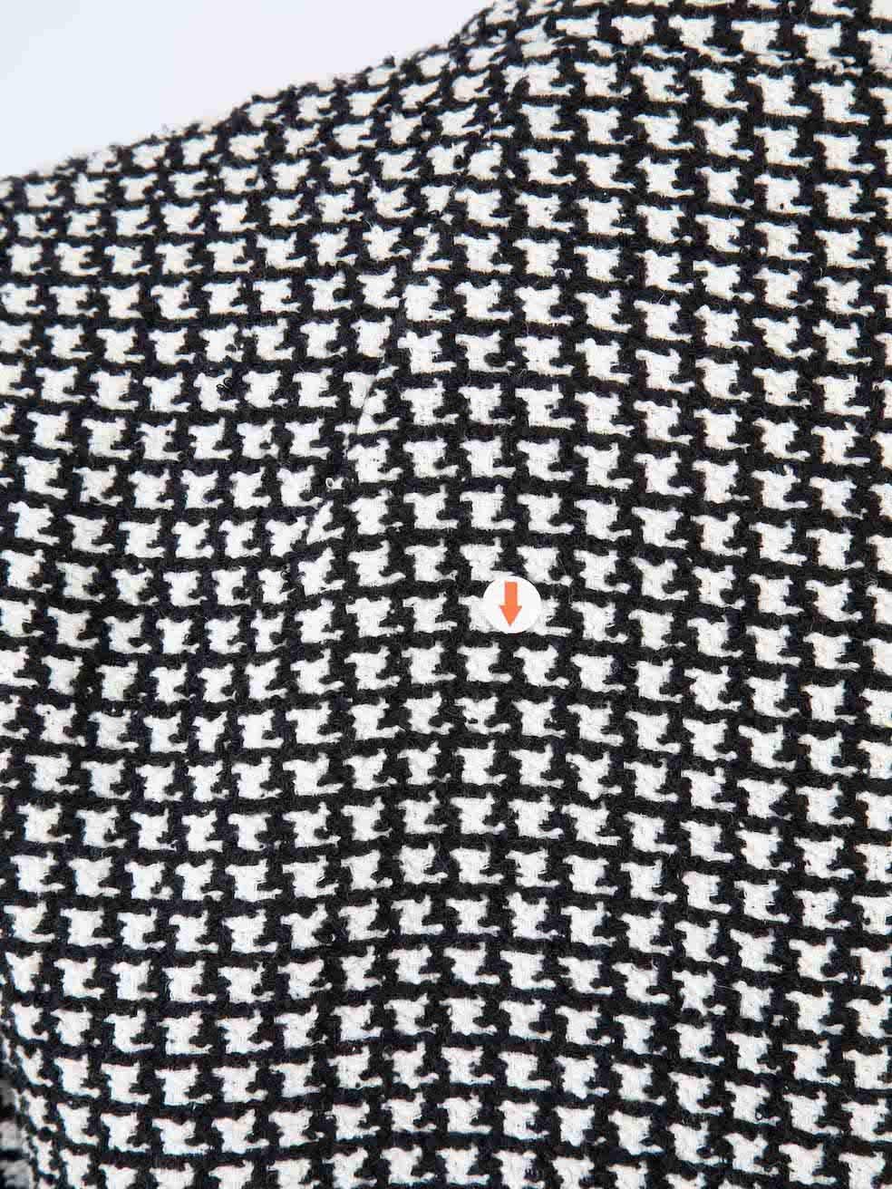 Max Mara Coates con motivo pied-de-poule taglia S in vendita 3