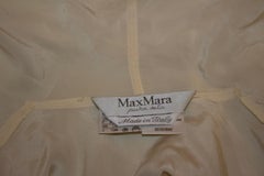 Max Mara Ivory Silk Shaket
