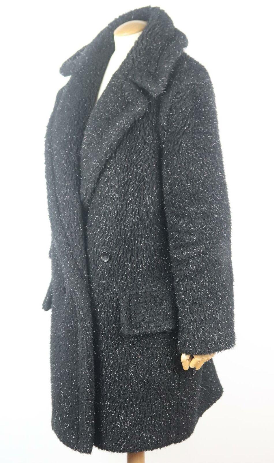 black max mara teddy coat