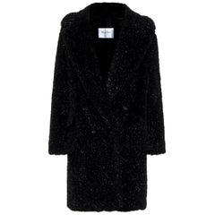 Mantel aus Kamelhaar und Seidenmischung mit Teddybär-Ikone von Max Mara Lastra