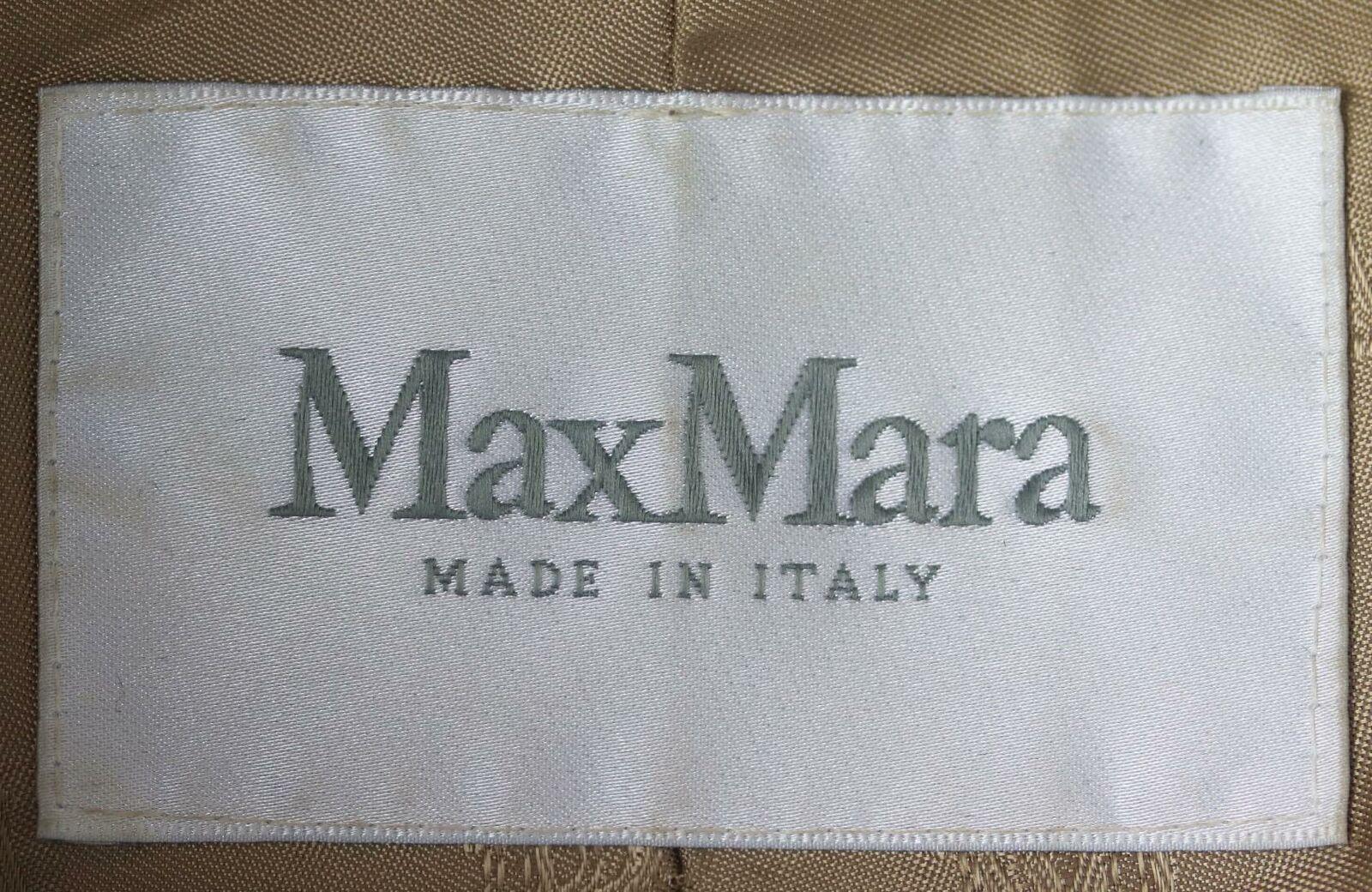 Brown Max Mara Lastra Teddy Bear Icon Camel Hair & Silk Blend Coat