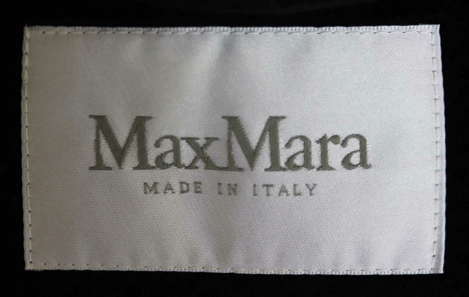 max mara manuela coat black