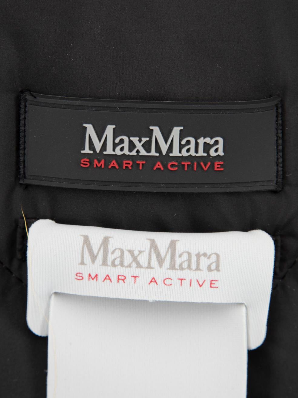 Max Mara Max Mara Leisure Black Maratea Quilted Puffer Jacket Size XL 1