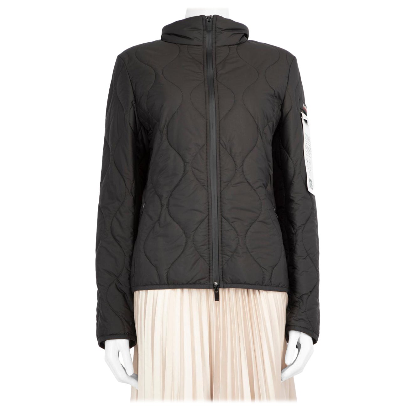 Max Mara Max Mara Leisure Black Maratea Quilted Puffer Jacket Size XL