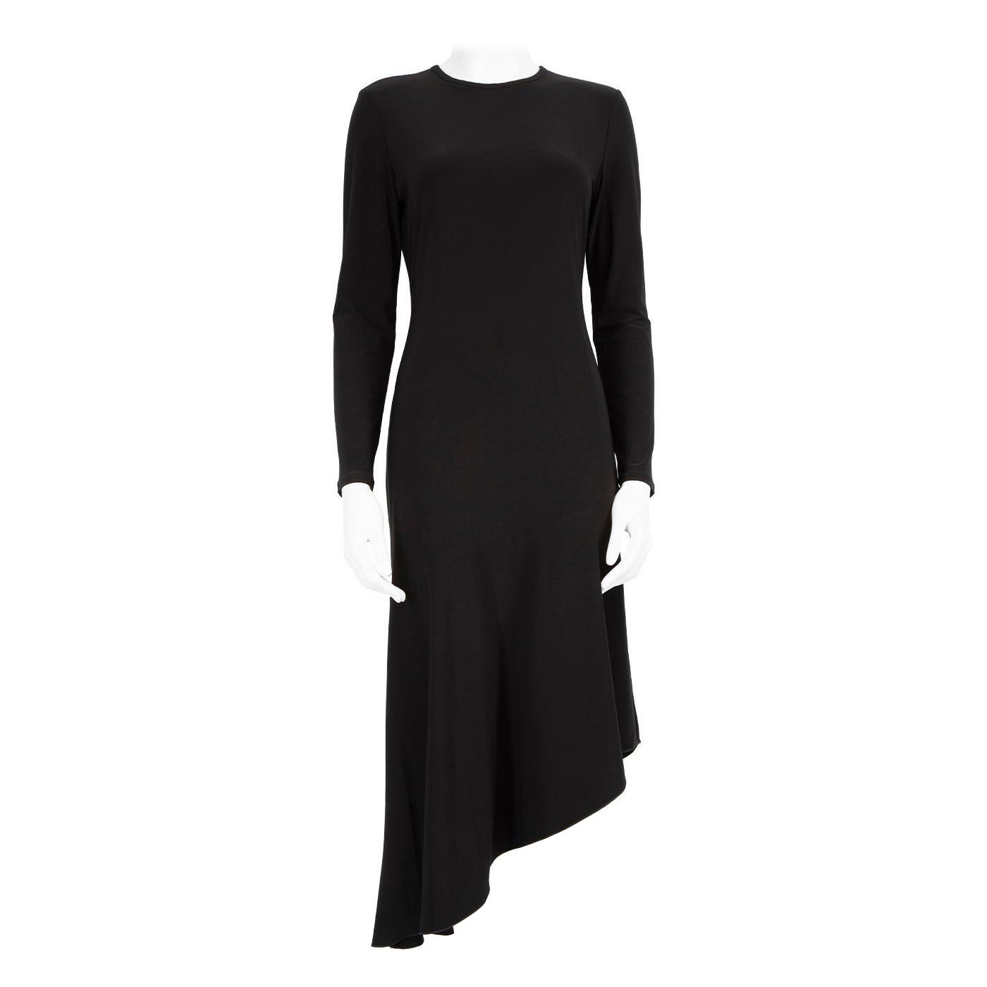 Robe midi Max Mara Max Mara Leisure Gelly Asymmetric Hem Taille M