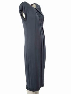 Max Mara Max Mara Studio - Robe midi drapée bleu marine, taille M