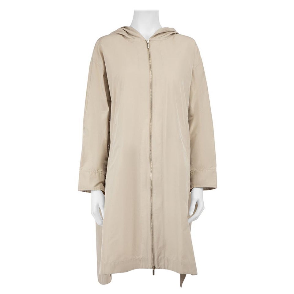 Max Mara Max Mara El Cubo Crudo Abrigo Trench con cremallera Talla XXS