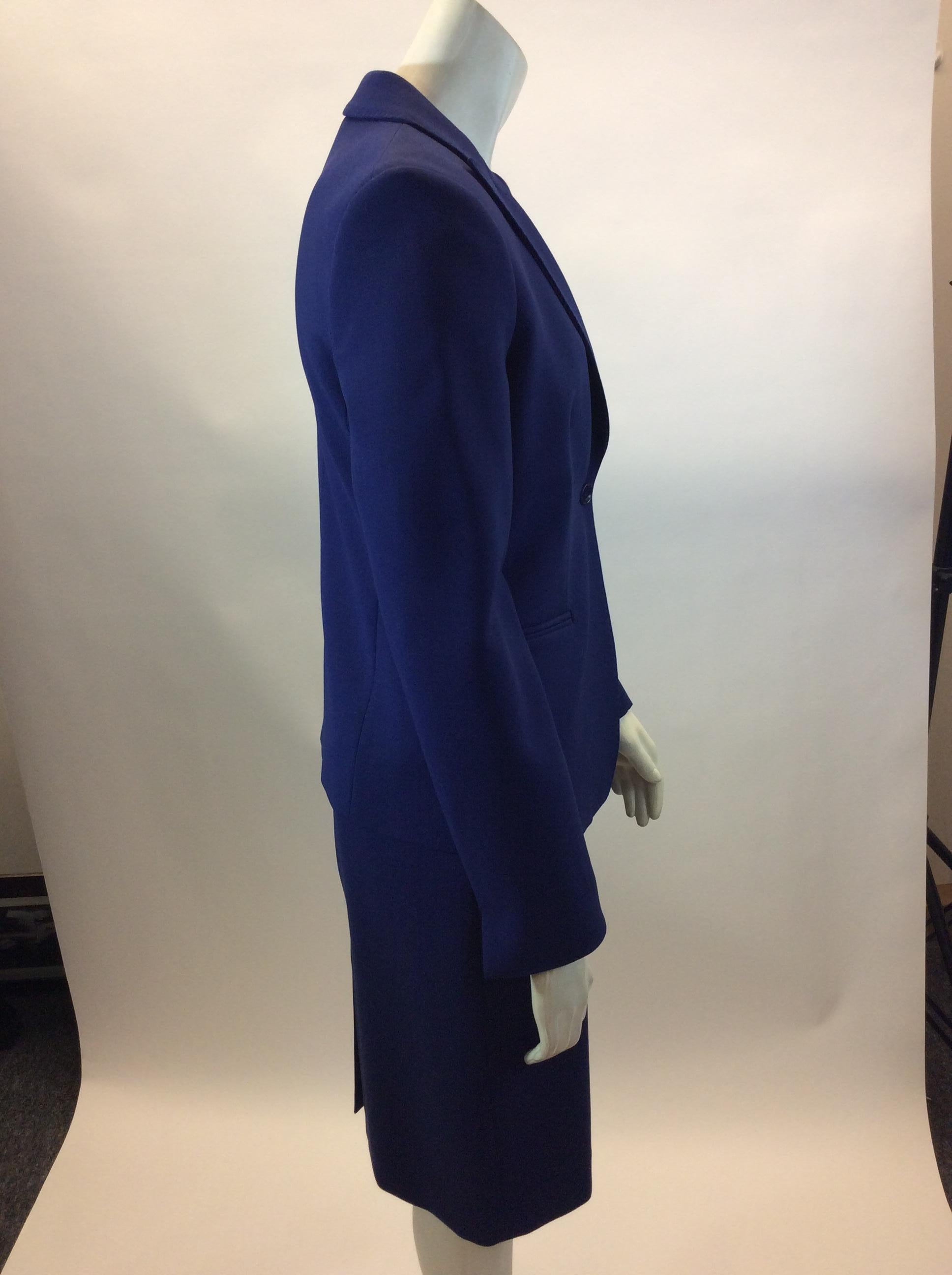 Women's Max Mara Navy Blue Two Piece Dress Set For Sale