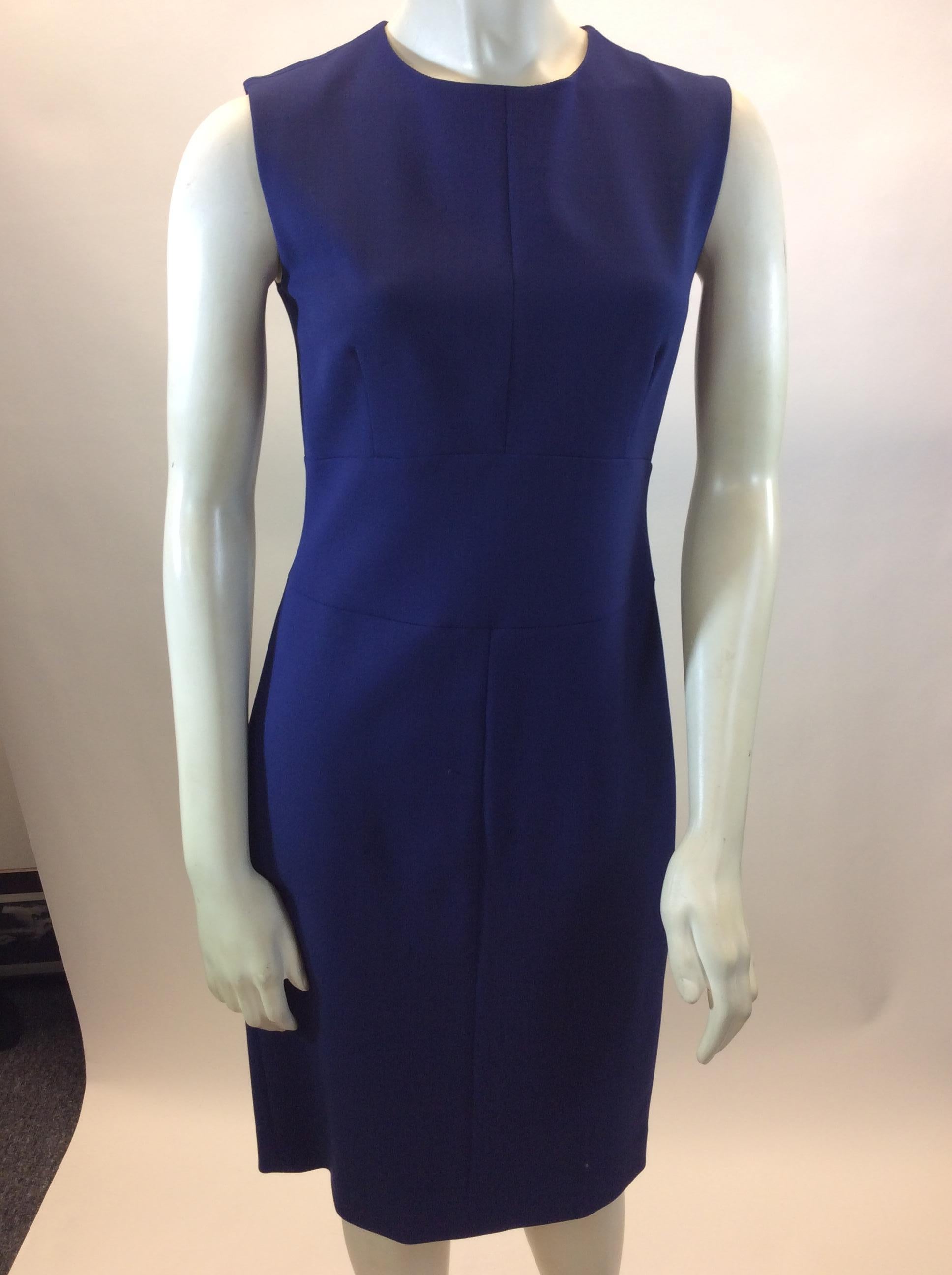 Max Mara Navy Blue Two Piece Dress Set For Sale 2