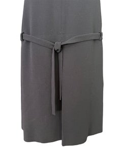 Max Mara - Robe courte en laine bleu marine, taille 6