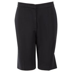 Max Mara Navy Wolle Tailoring Shorts Größe S