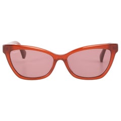 Max Mara Orange Cat Eye Tinted Sunglasses