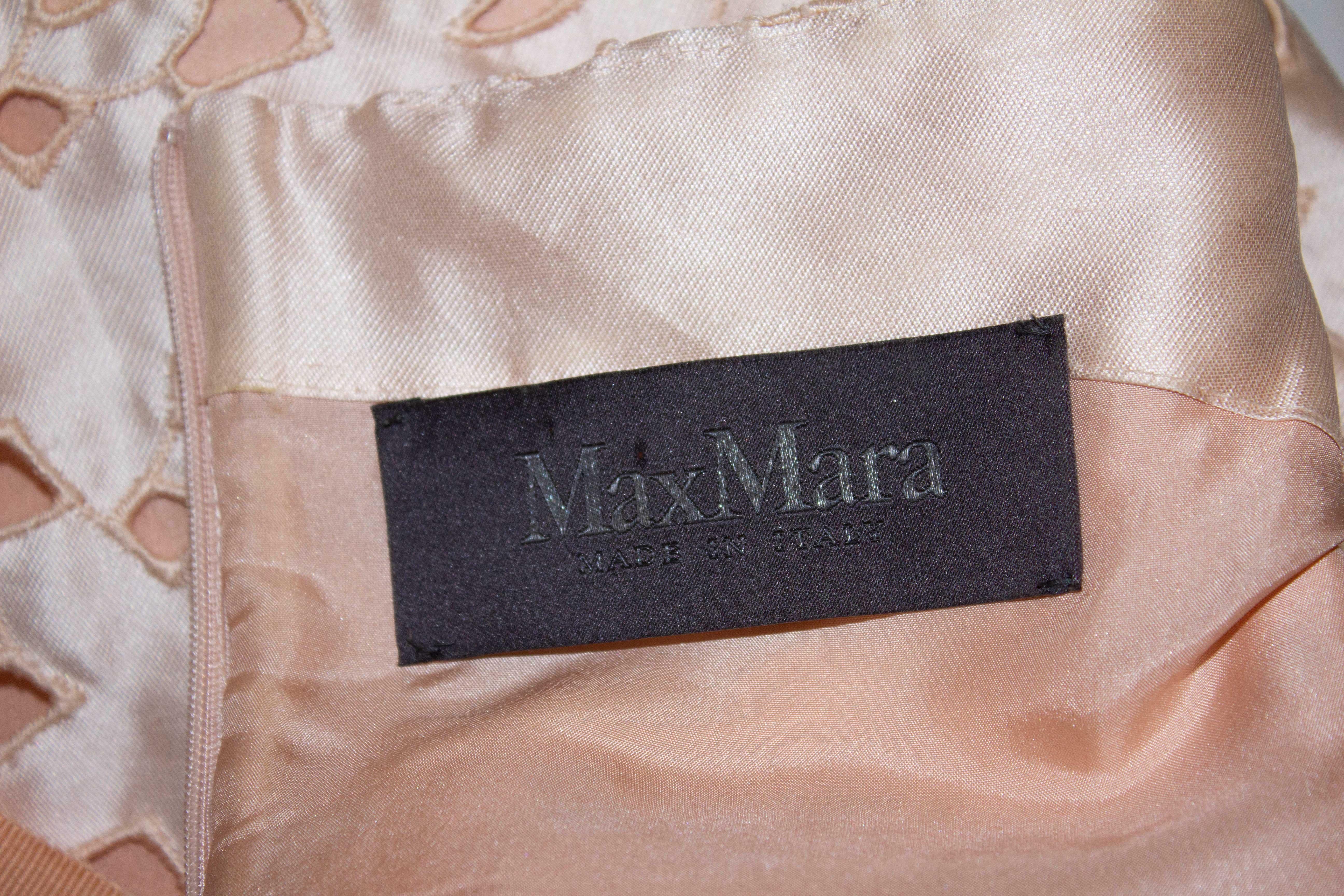 Marron Max Mara - Robe de piano et boléro en vente
