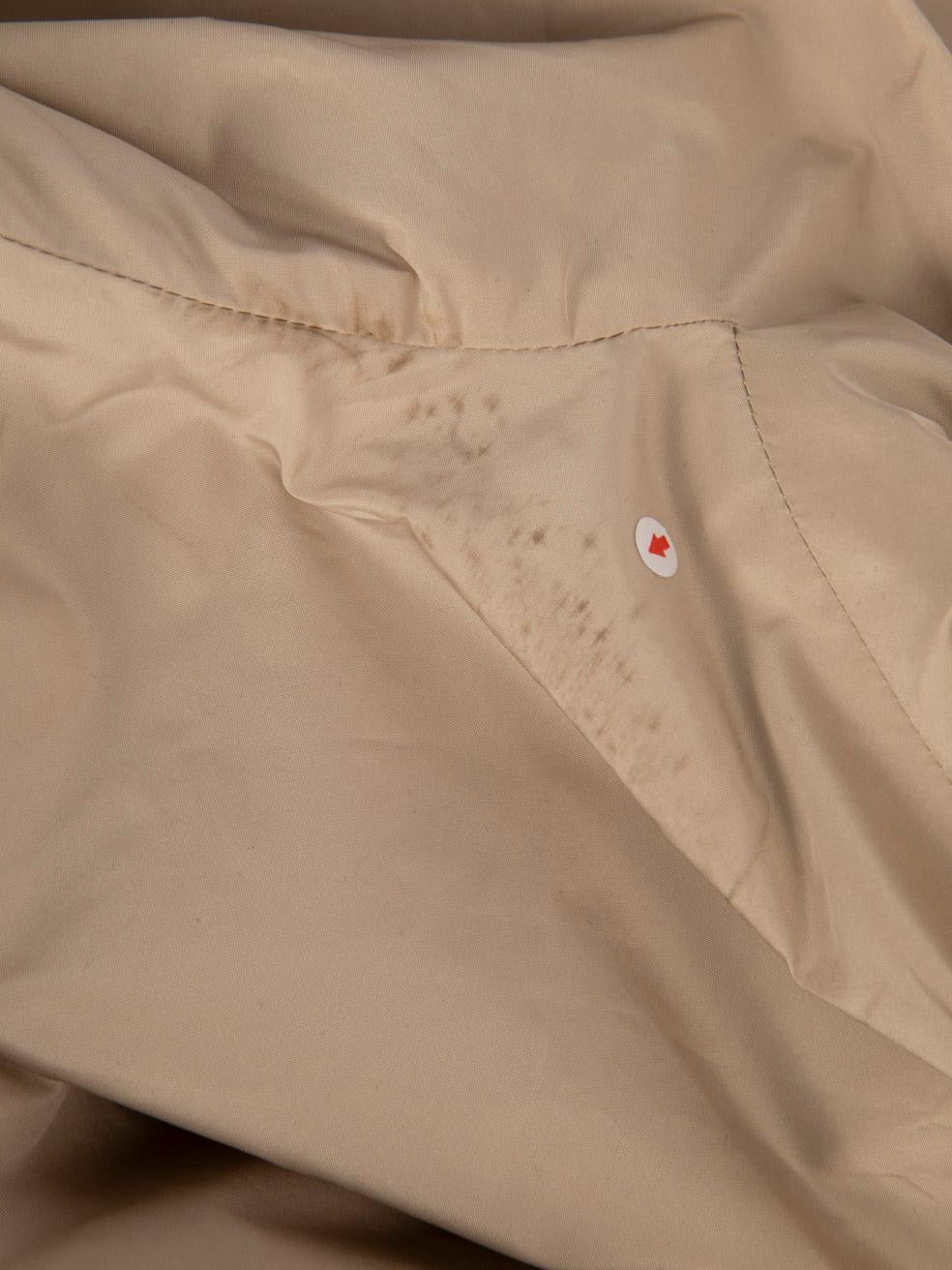 Max Mara Pink & Beige Cape Reversible Raincoat Size XS 2