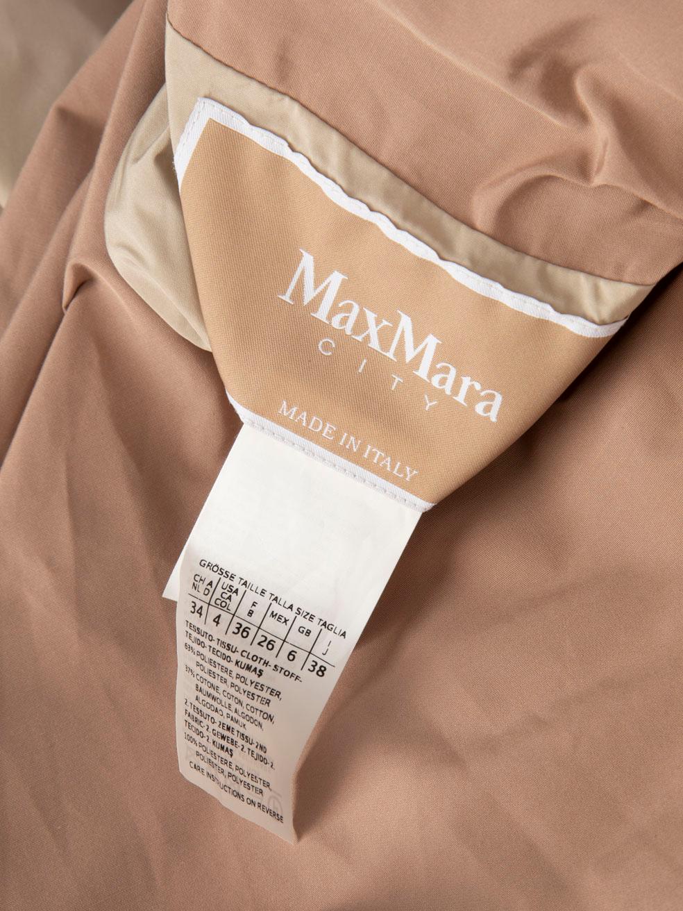 Max Mara Pink & Beige Cape Reversible Raincoat Size XS 3