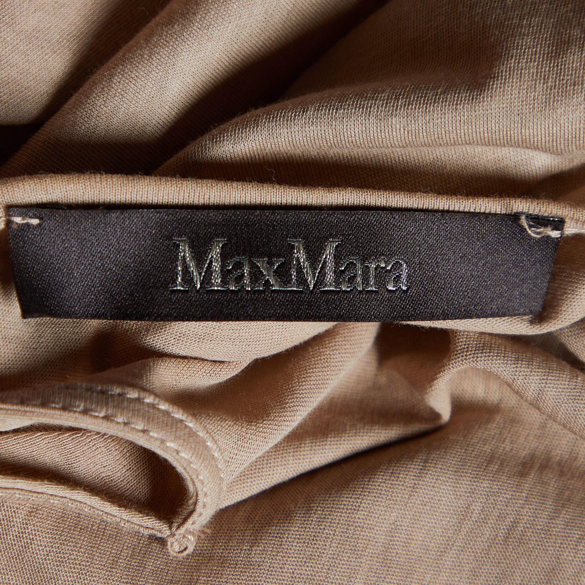 Women's Max Mara Pink Floral Lace & Cotton Knit Embellished Detail Sleeveless Top M For Sale